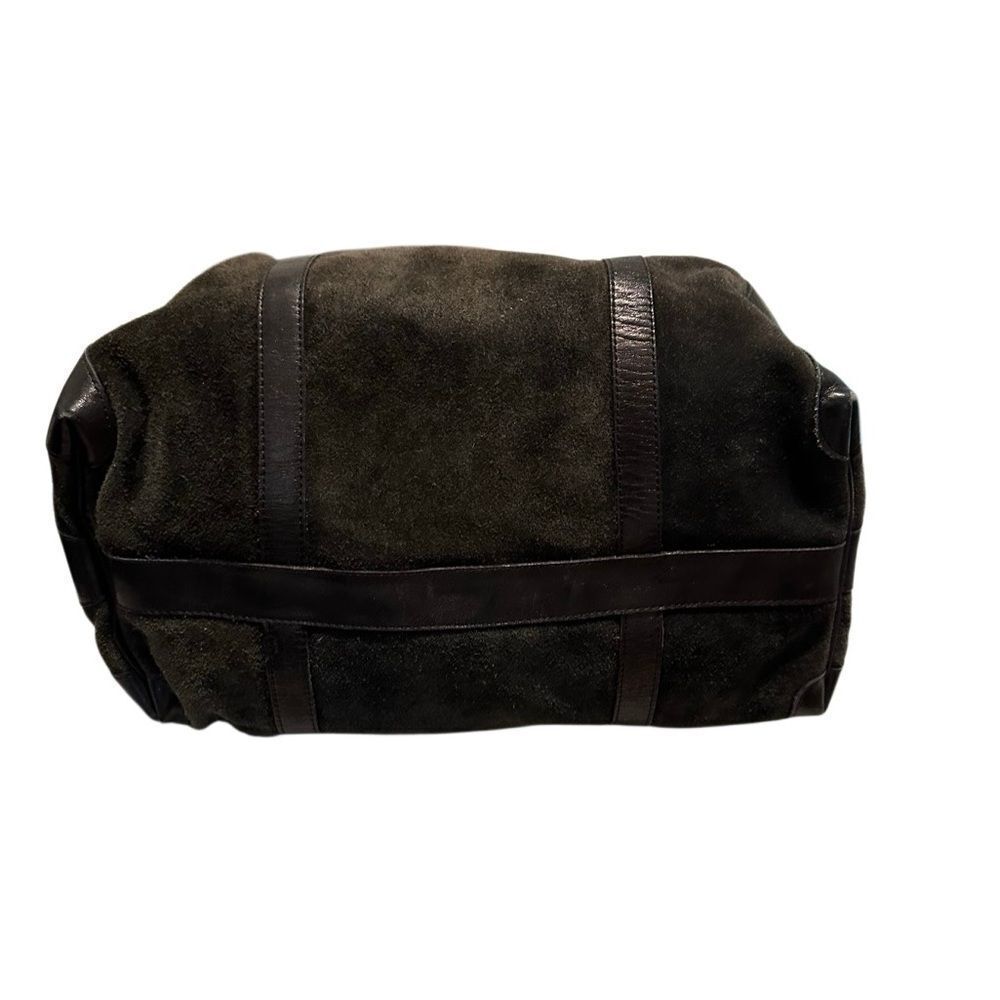 Gucci Black and olive green Leather and suede Boston Handbag - Picture 9 of 13